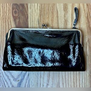 Fossil patent leather wallet/clutch